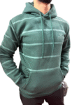 Lastman 3 iplik Kapşonlu SweatShirt Yeşil