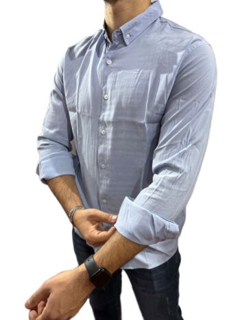 Lastman Erkek Ayrobin+pamuk Gömlek Mavi