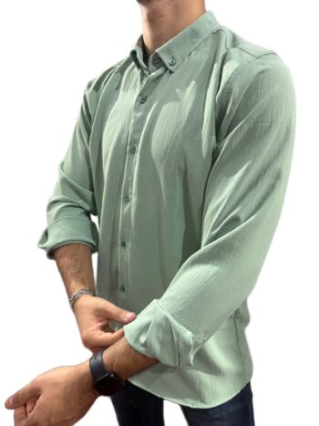 Mastiff Oversize Ayrobin Yeşil Gömlek