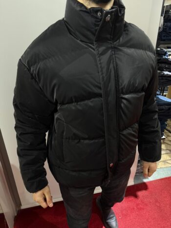 Erkek Bomber Astarlı Nova Kumaş Kışlık Mont Siyah